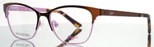 CANDIES CA0147 047 Brown Purple Womens Semi Cat Eye Eyeglasses 52-16-135 B:38
