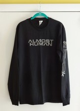 Fox TV Series ALMOST HUMAN PROMO T SHIRT Medium Black Long Sleeve DRN Dorian