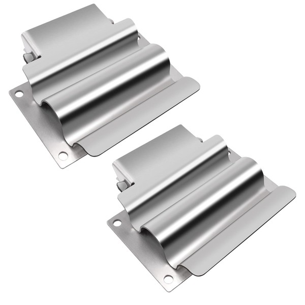 Paquete de 2 soportes de pala con resorte de acero inoxidable SH675SS para camión volquete y...