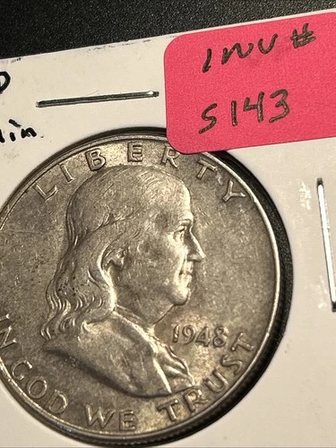 1948-D 50C Franklin Half Dollar 90%Silver