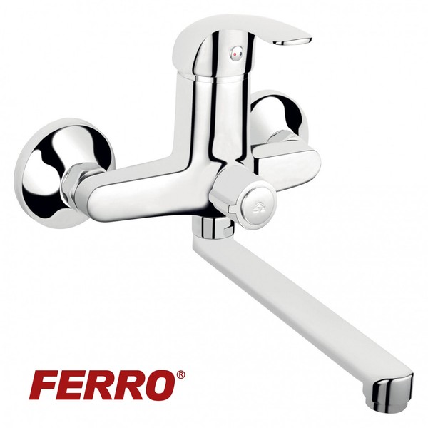 Ferro Badewannenarmatur Schwenkbar Wasserhahn Badewanne - Modell Vasto - BVA3A-image