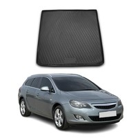 Kofferraummatte Kofferraumwanne FüR Opel Astra J Caravan 2009-2015 Gummi TPE