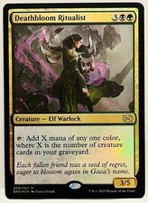 Deathbloom Ritualist - #208-MTG-The Brothers' War -FOIL-NM