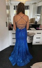 Royal Blue Sparkly Prom Dress Size 8 Dress Is Stunning And In Amazing Condition!