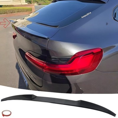 FIT FOR BMW X4 G02 X4 M REAR SPOILER TRUNK WING M STYLE GLOSSY BLACK 2018-2025