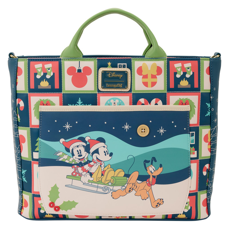 Bolso Mochila Mickey & Minnie Holiday Disney Loungefly