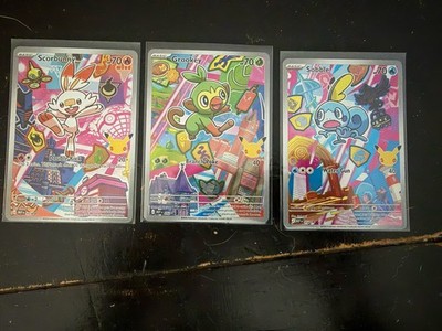 Pokémon TCG First Partner Series 2 Gen 8 starters Grookey, Scorbunny and Sobble