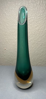 Vintage Murano Teardrop Vase Attribtuted to Flavio Poli for Seguso Vetri d'Arte