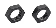 JEGS 110293 Black Bulkhead Nuts