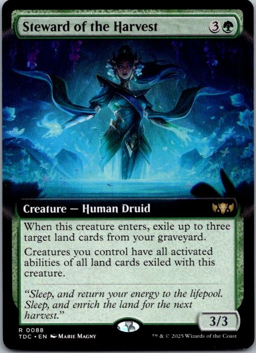Steward of the Harvest (Extended Art) R Commander: Tarkir: Dragonstorm 88 NM NM-