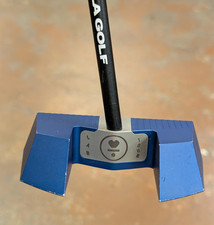 Tour Issue LAB Golf MEZZ.1 MAX Blue Broomstick Putter LA GOLF Shaft 43" 79* Lie