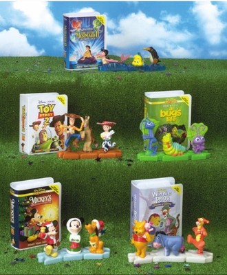 2000 DISNEY MCDONALDS NOW ON VIDEO VHS CLAMSHELL CASES / TOYS - U - PICK
