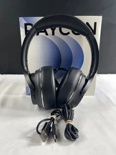 Raycon Everyday RBH820 Black Wireless Bluetooth Noise Cancelling Headphones