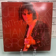 Jeff Beck With The Jan Hammer Group Live Vinyl Record 1977 CBS