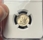 (#102384)  Mercury Dime:  1917.  NGC MS 64 FB.     Frosty!        (see video!)