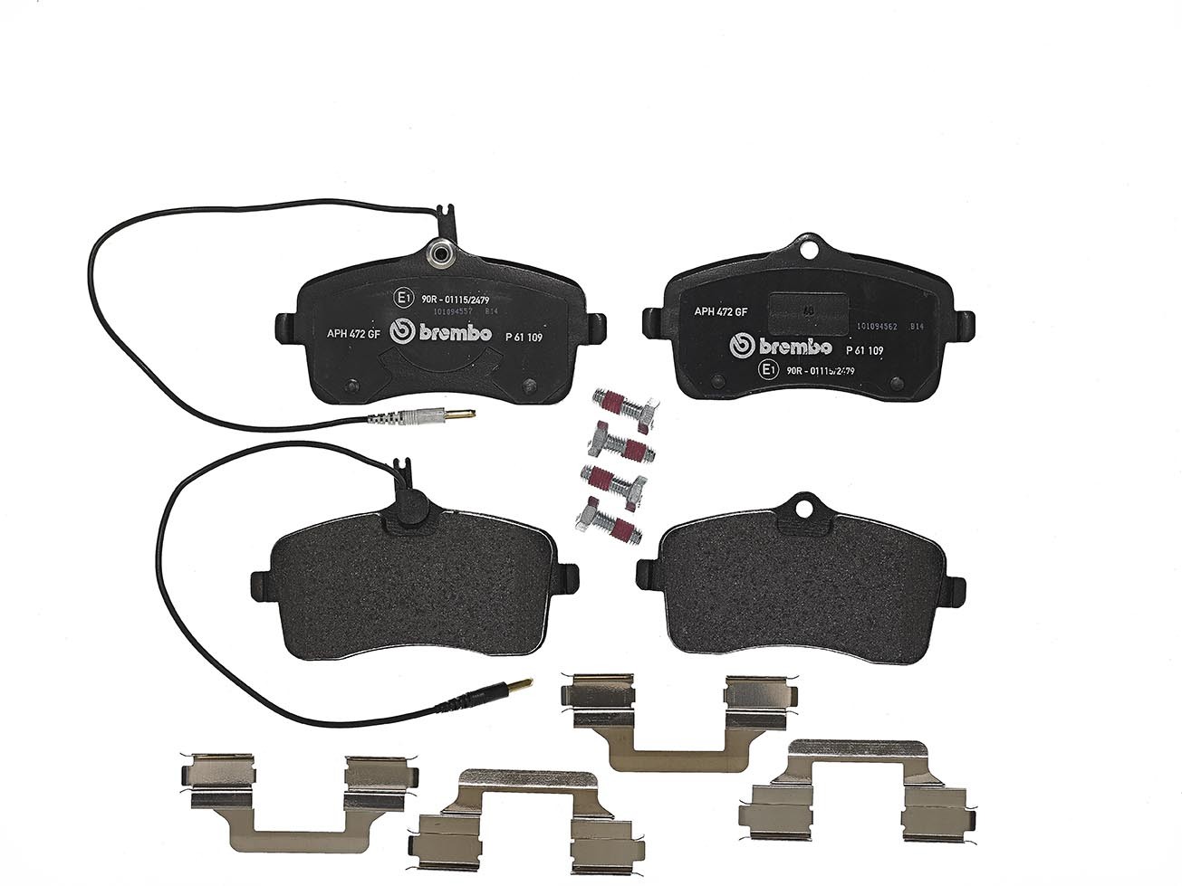 Brembo P61109 Vordere Bremsbeläge, Anzahl 4 - Bild 11