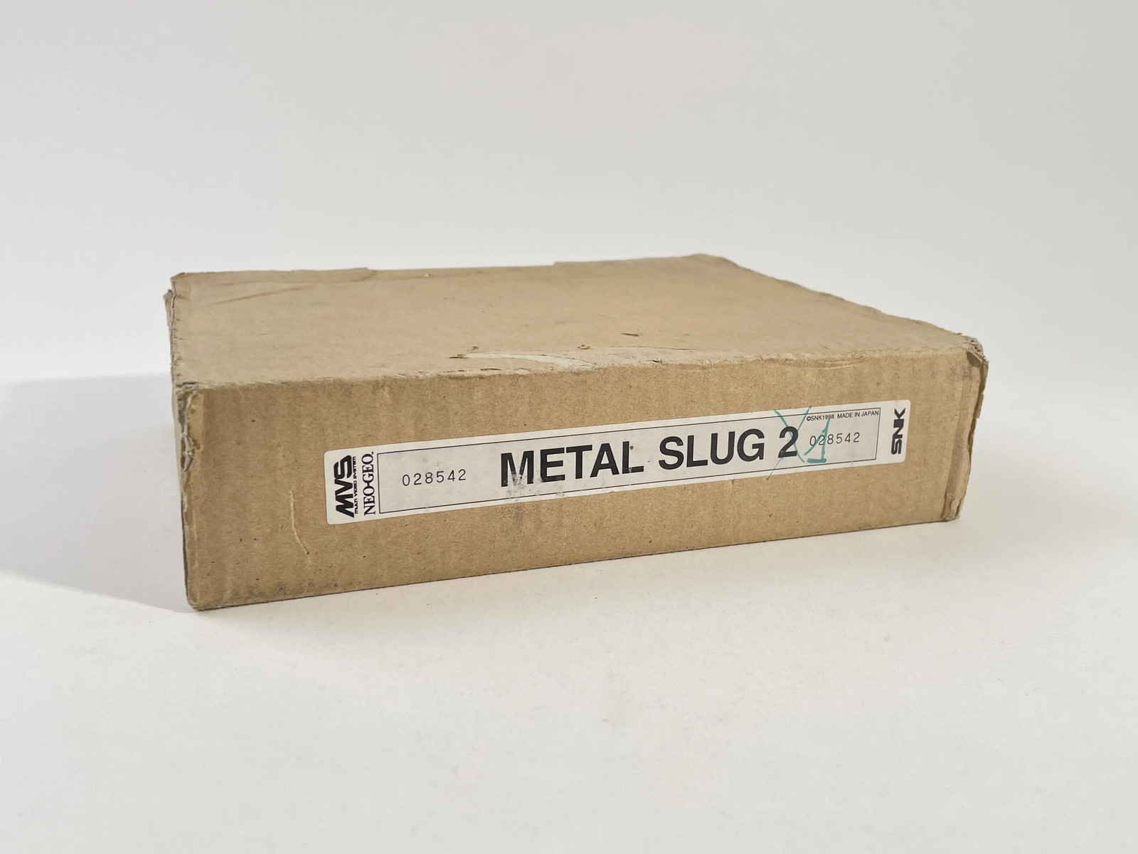 Neo Geo MVS Metal Slug 2 EUR Très Bon état Serial Matching Holo Label