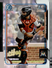 2015 Chrome Refractor # 98 Justin Cohen Marlins 1st Bowman