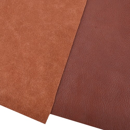 1.6mm Thick Full Vegetable Tanned Cowhide Naturally Textured Leather Pieces - Bild 2 von 28