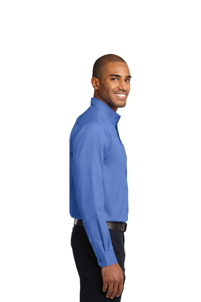 Port Authority TLS608 Mens Big & Tall Long Sleeve Easy Care Dress Shirt - Image 3 of 3