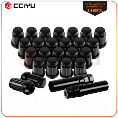 Wheel Lug Nuts Black PVD Fit for Land Cruiser Sequoia Tundra Wheel Lug Nuts Black PVD Fit for Land Cruiser Sequoia Tundra