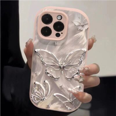 Glitter Butterfly iPhone Case, Full Protection for iPhone