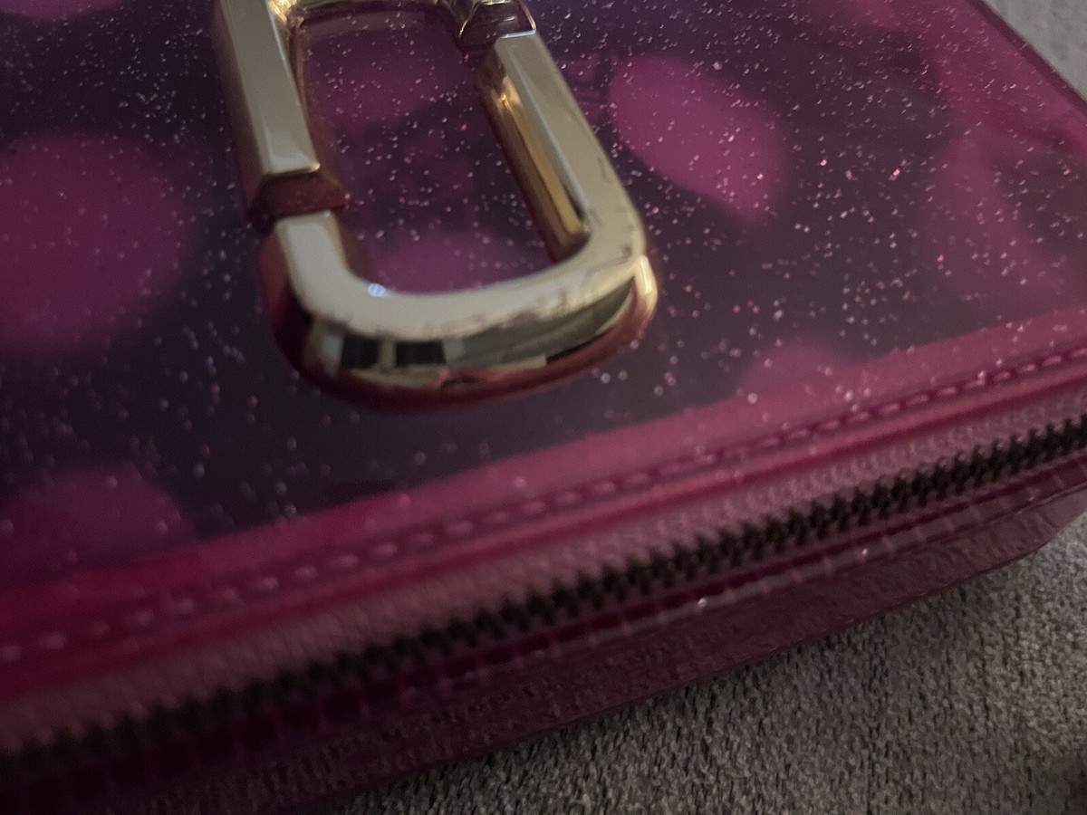 Marc jacobs snapshot glitter jelly Emily in Paris pink | eBay