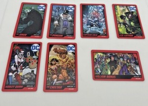 dc coin pusher cards series 3 rare Namco Superheroes DC Comics Super Hero Arcade