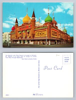 Mitchell South Dakota Corn Palace Postcard Color Photo Dorothy Prather