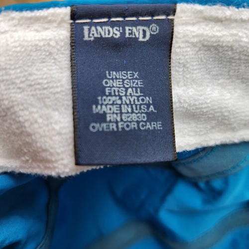 Lands End Hat Adult Unisex One Size Blue Nylon Baseball Cap Hiking Camp Gorpcore - Picture 2 of 12
