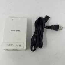 Belkin F5D4071 Turbo Powerline Networking Adapters 85Mbps Unit w/ Power Cord
