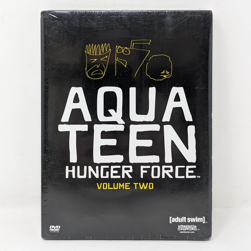 Aqua Teen Hunter Force Volume 2 3 4 (2004, DVD 2-Disc Set) Adult Swim Cartoon - Image 2 of 4