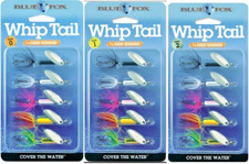 Blue Fox Whip Tail Spinner Kit 5 Select Spinners 3 Kits Sizes 0, 1, 2