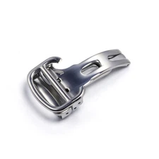 For Cartier Quality 304 Stainless Steel Folding Clasp Watch Buckle 12 14 16 18mm