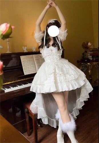 Women Lolita Sweet High Waist Japanese Princess Dress Party Dress - Picture 6 of 29