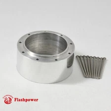 2.0" Steering Wheel Hub Adapter Extension Spacer for 9 Bolt Polished