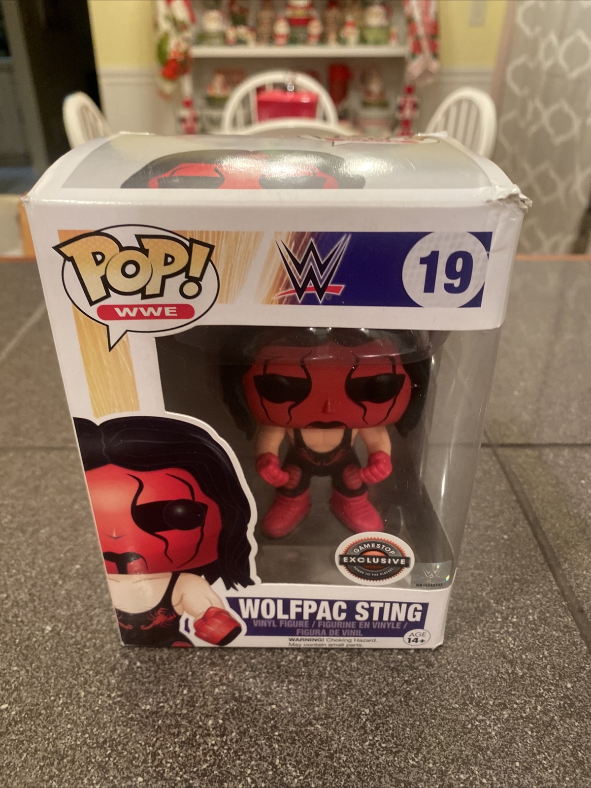 Funko Pop! Vinilo: Wwe - Wolfpac Sting Gamestop Serie 3 #19 Abovedado Caja Dañada