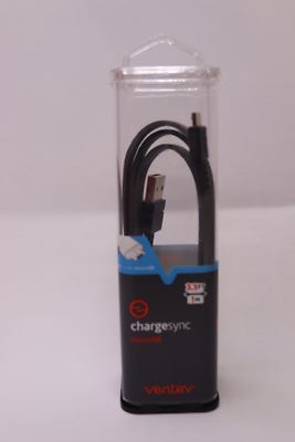 Ventev Charge & Sync Micro USB Cable Gray 3ft 515661