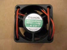 SUNON KDE1204PKB2 FAN, 12V DC .9W,5 Blade