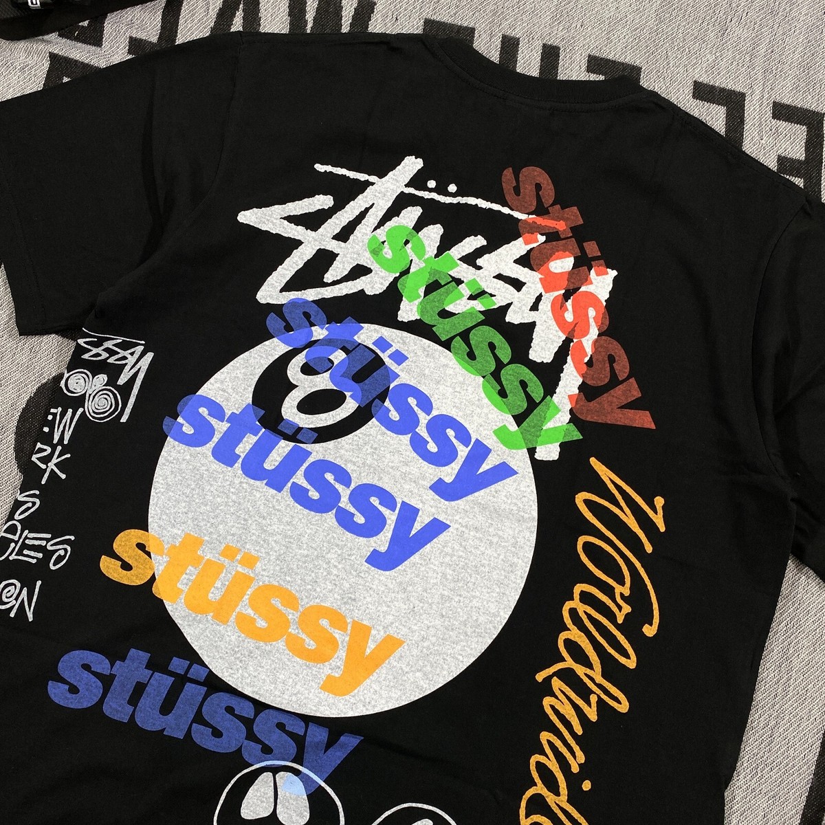 【本物保証 /関税・送料無料】Stussy Test Strike Pigment Tee Stussy Test Strike Pig Dyed Tee Black BNWT Original | eBay