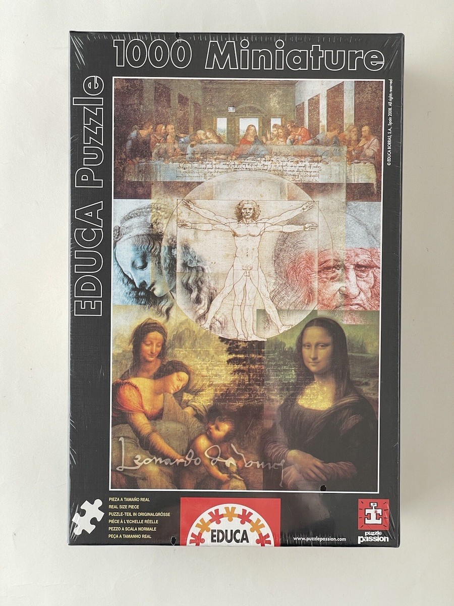 Mini Puzzle 1000pc Jigsaw Puzzle by Educa 13783 Da Vinci's World