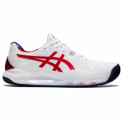 Asics Gel-Resolution 9 Men\'s Size 11 White Navy Orange Tennis Shoes 1041A330 ASICS Gel-Resolution 9  main image 4