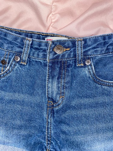 Levi's Girls Girlfriend Shorty Shorts Blue Size 8 Reg - Picture 5 of 8