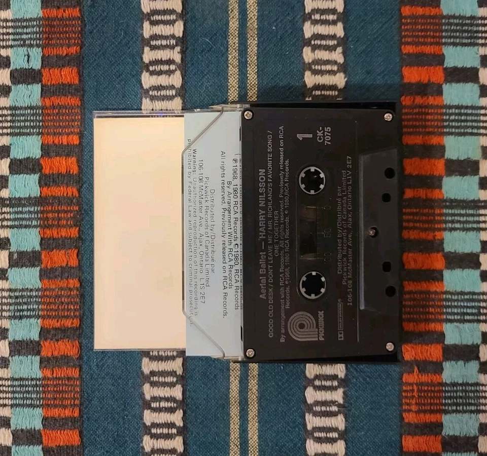 Nilsson - Aerial Ballet (Cass, Album, RE) Pickwick CAN Like New Used NM Cond  - Image 2 of 2