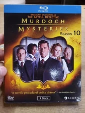 Murdoch Mysteries: Season 10 (Blu-ray, 2016) 4 Disc Set, Slip Cover