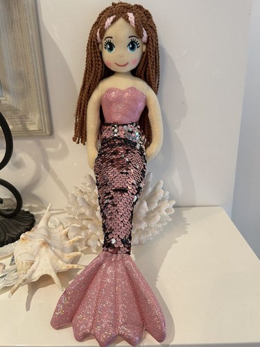 ~❤️Muñeca SIRENA Peluche Mediana Suave Lentejuelas Abatibles 45 cm NUEVO LANZAMIENTO Regalo de Cumpleaños - Imagen 64 de 92