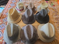 Vintage Fedora Collection Churchill Suede Wool Made In USA Size Large
