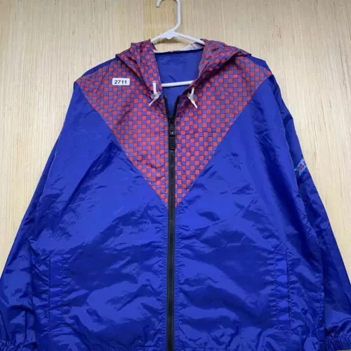 Cortavientos Ocean Pacific Vintage Adulto Grande Multicolor Hombre’s Cremallera Años 80 Foto 2 de 4