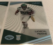 2020 Chronicles Clear Vision Football La'Mical Perine New York Jets Rookie #CV25
