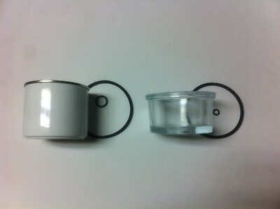 Replacement Glass Bowl & Fuel Filter, replaces CAV* 7111-403, Element 7111-296